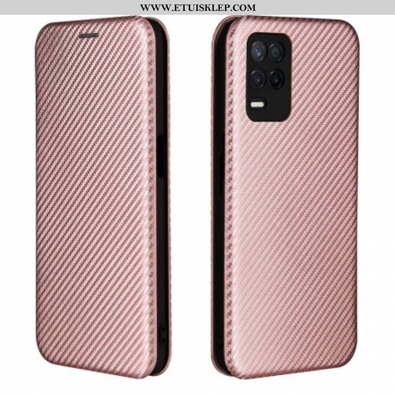 Etui Na Telefon do Realme 8 5G Etui Folio Kolorowy Silikon Węglowy